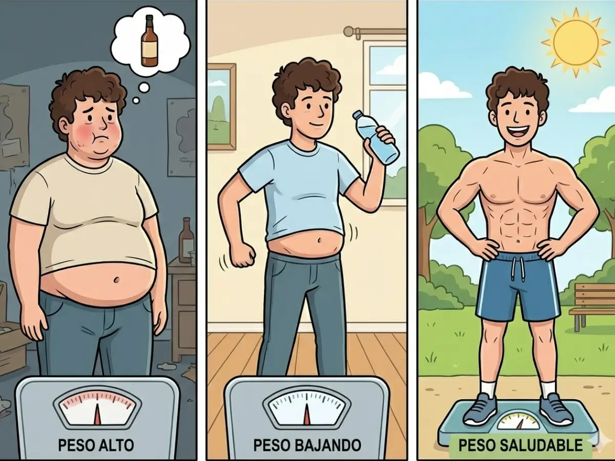 Adelgazar dejando el alcohol. Cuánto se adelgaza al dejar de beber