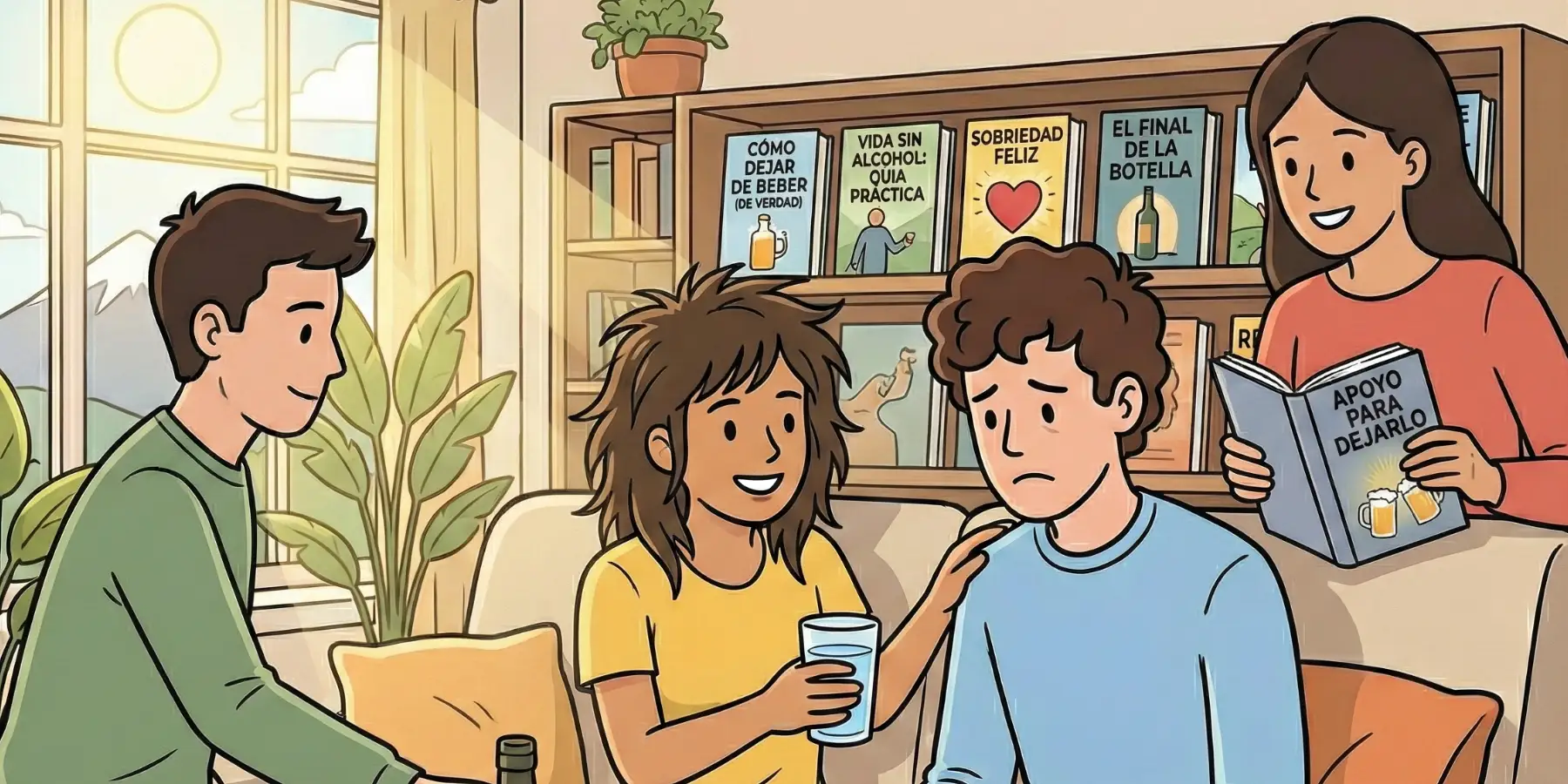 Cómo ayudar a alguien a dejar de beber
